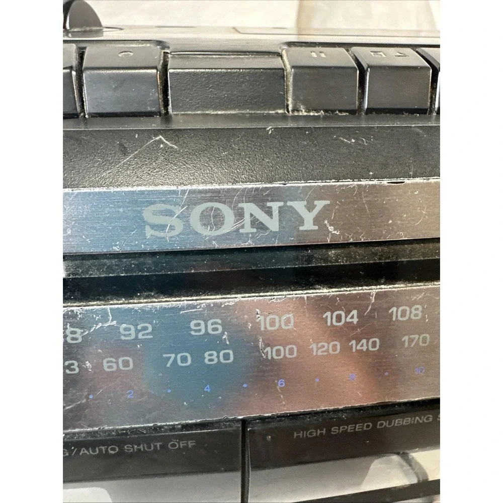 Sony Radio Cassette FS-W318 Boom Box Vintage  Partially Working* or for Parts